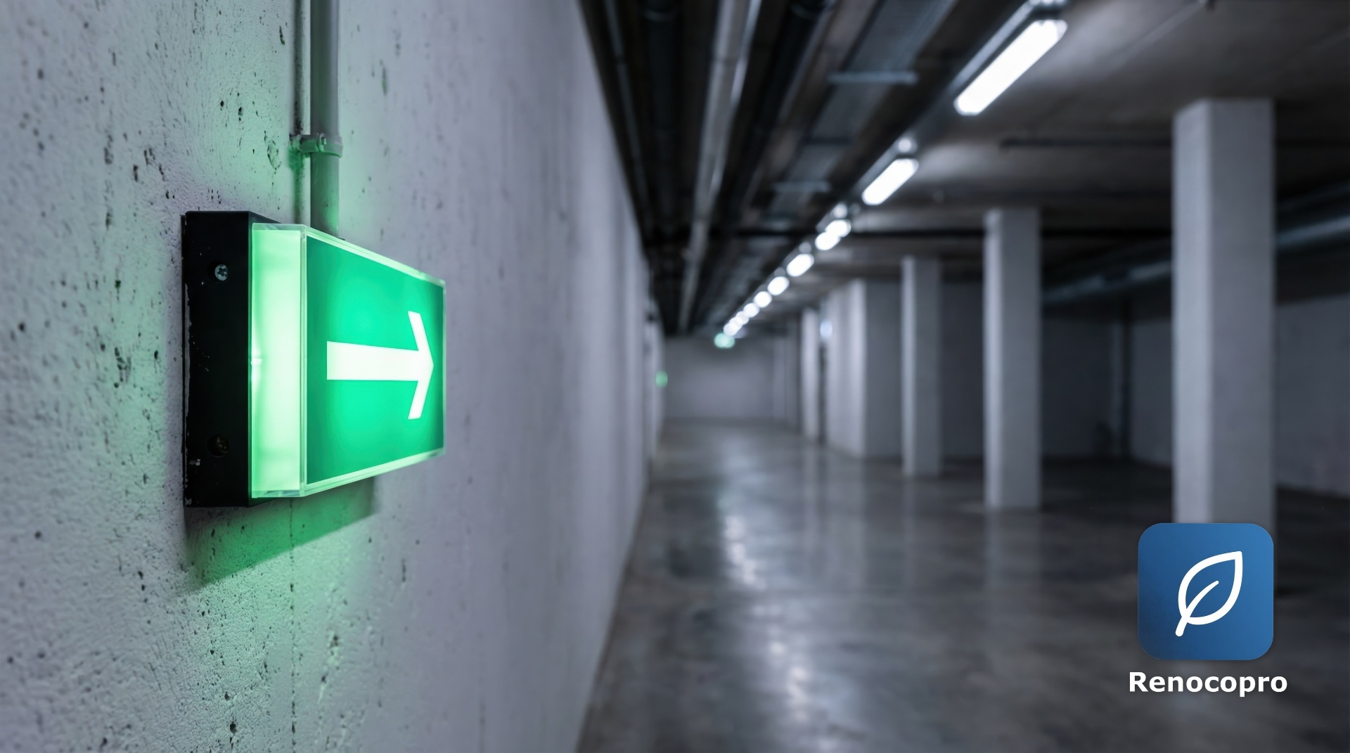 Isolation des caves et parkings en copropriété — parking souterrain et locaux techniques d'un immeuble, Renocopro