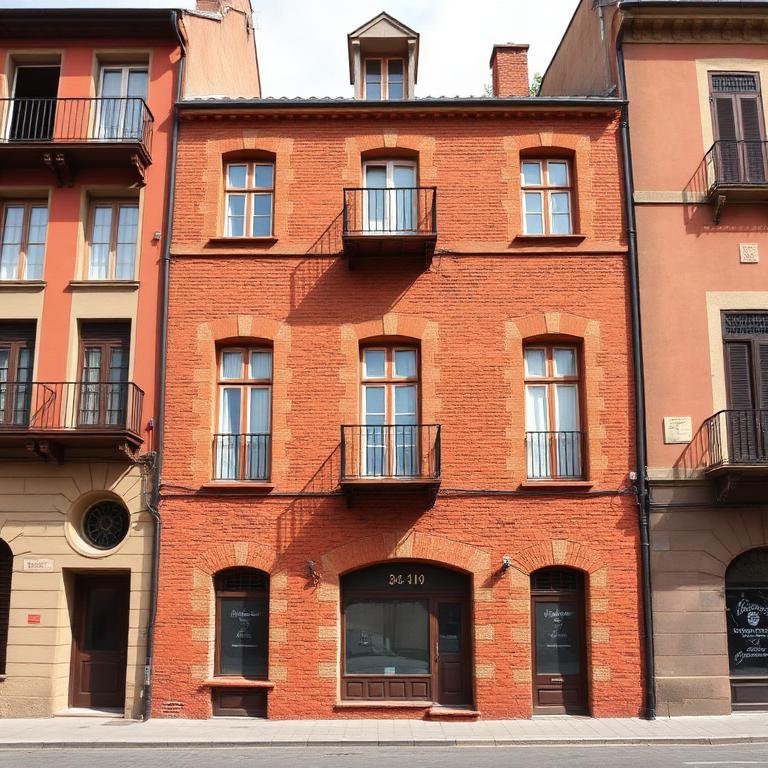 Immeuble typique de Albi