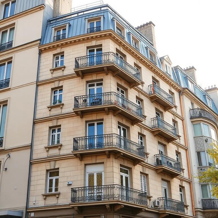 Immeuble typique de Paris