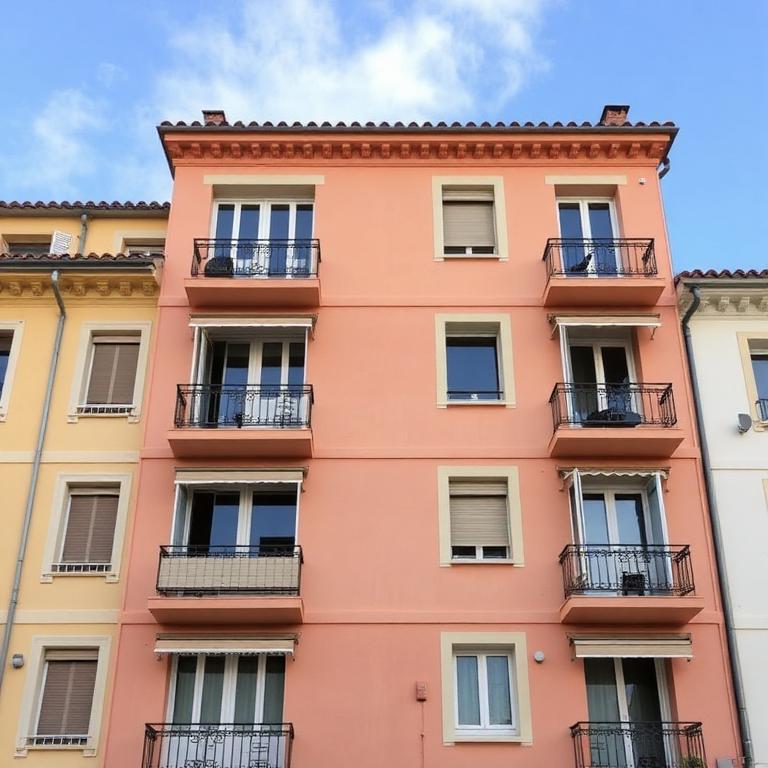 Immeuble typique de Perpignan