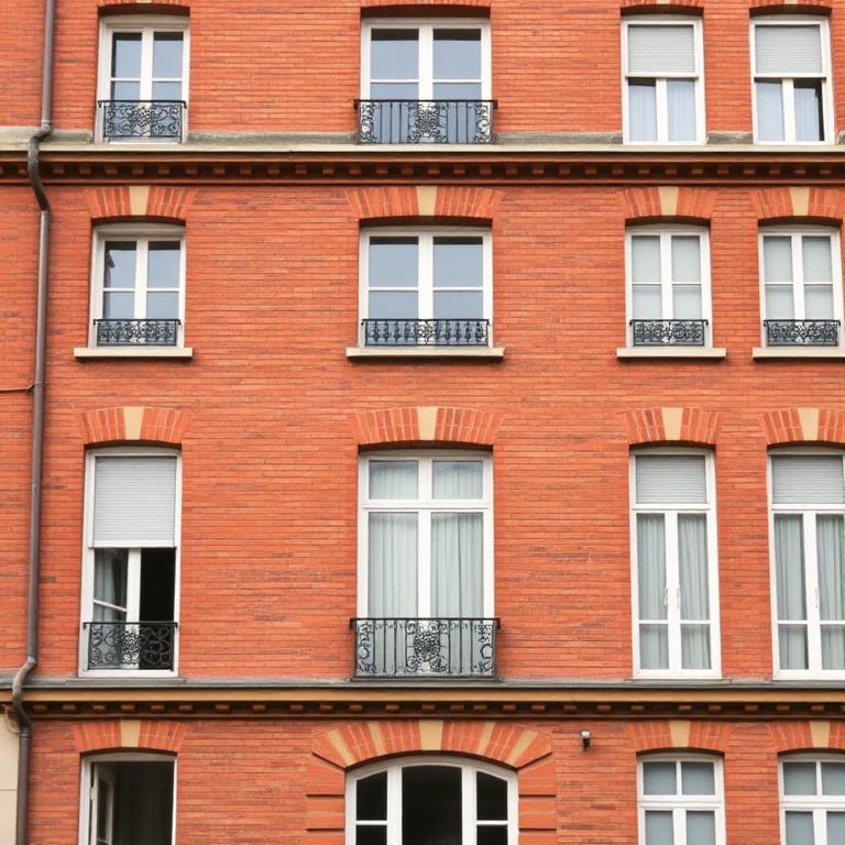 Immeuble typique de Toulouse
